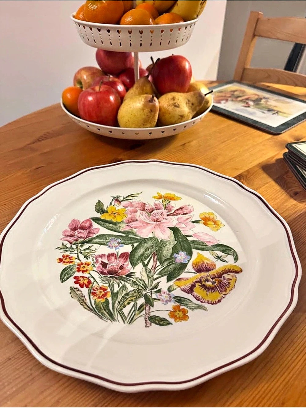 Vintage Villeroy & Boch Charlotte Bettin Floral Plate